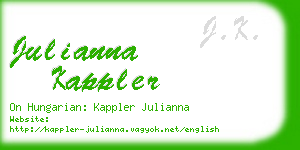julianna kappler business card
